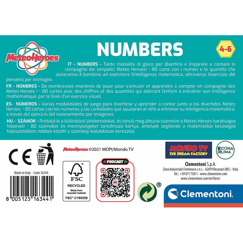 Numeri con le Carte Meteo Heroes - 3