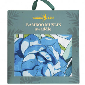 Tommy Lise - Mussola in Bambù Azure Blossom