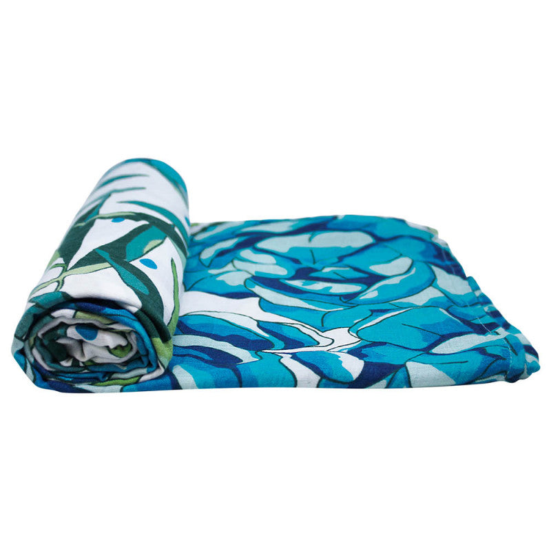 Tommy Lise - Mussola in Bambù Azure Blossom - 2