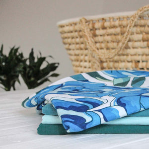 Tommy Lise - Mussola in Bambù Azure Blossom - 6