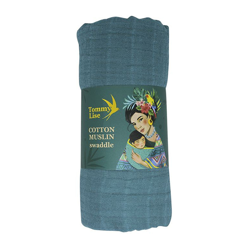 Tommy Lise - Mussola in Cotone Foggy Blue