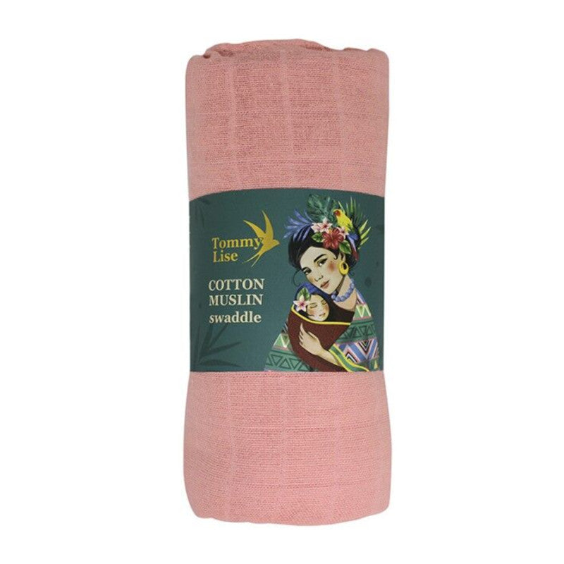 Tommy Lise - Mussola in Cotone Coral Almond