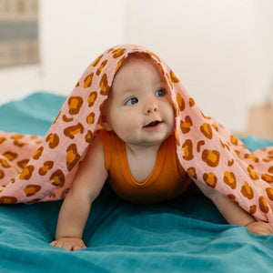 Tommy Lise - Mussola in Cotone Coral Leopard - 3