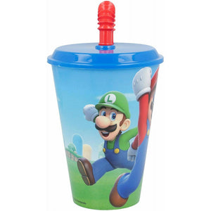 Bicchiere con Cannuccia Mario Bross - 2