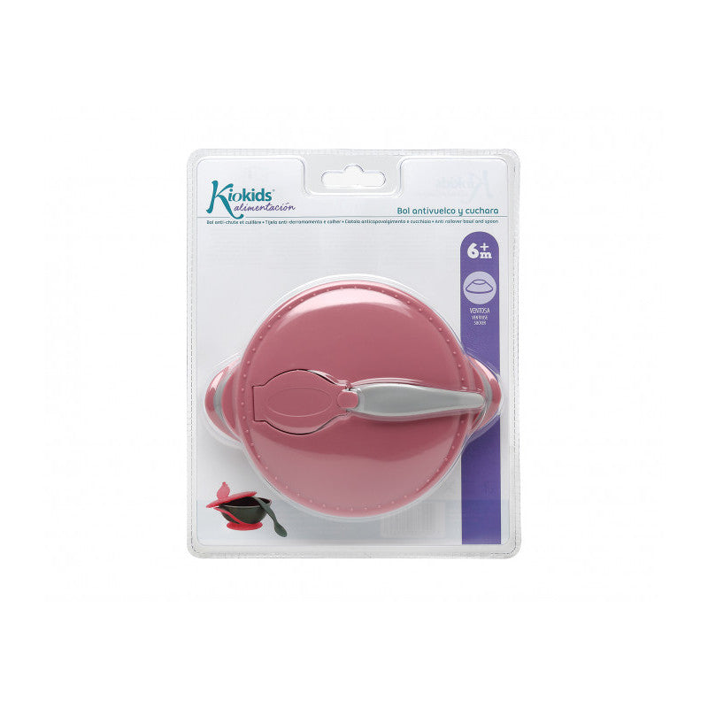 Ciotola con Coperchio e Cucchiaio - Rosa - 4