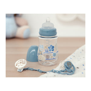Set Biberon, Ciuccio e Clip - Azzurro - 2