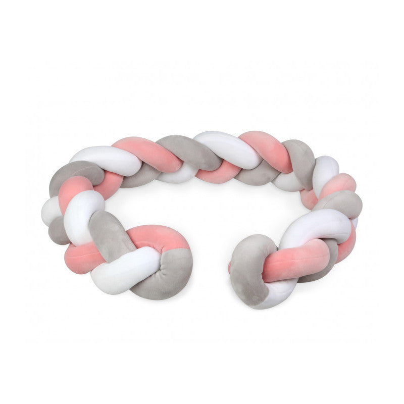 Riduttore Treccia per Lettino - Rosa/Grigio