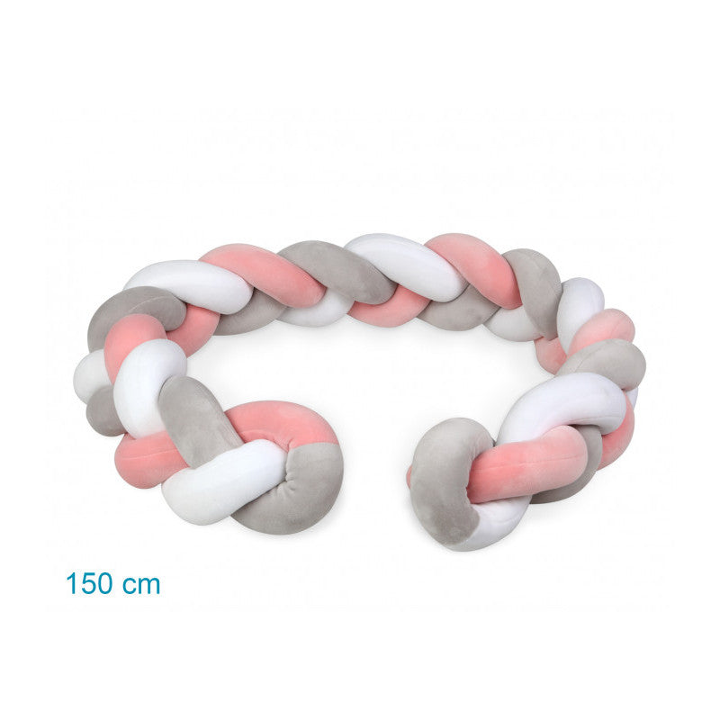 Riduttore Treccia per Lettino - Rosa/Grigio - 3