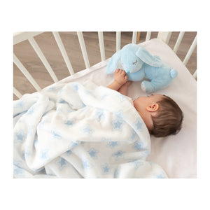 Peluche Coniglietto con Copertina - Azzurro - 3