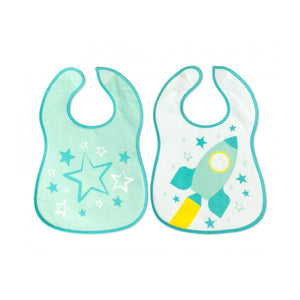 Kiokids - Set 2 bavaglini Azzurro
