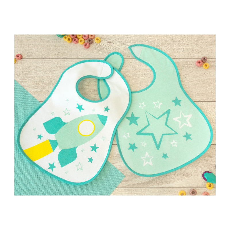 Kiokids - Set 2 bavaglini Azzurro - 2