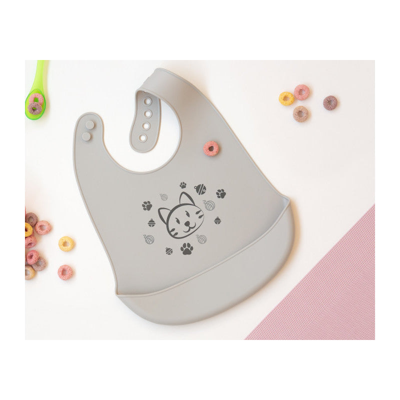 Kiokids - Bavaglino in Silicone - Grigio