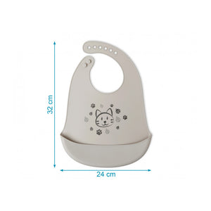 Kiokids - Bavaglino in Silicone - Grigio - 3