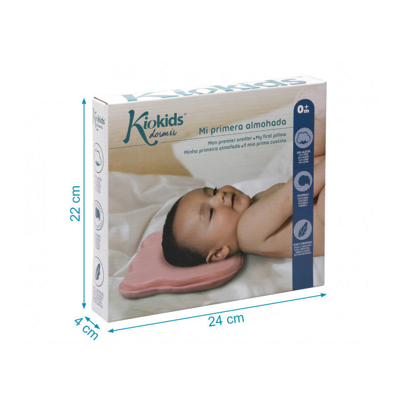 Cuscino Ergonomico per Neonato - Rosa - 5