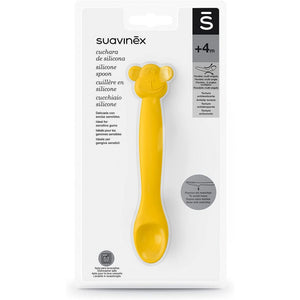Cucchiaio In Silicone Per Bambini +4 Mesi - Giallo - 3