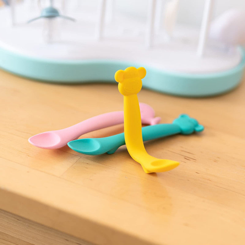 Cucchiaio In Silicone Per Bambini +4 Mesi - Rosa - 5