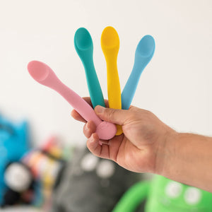 Cucchiaio In Silicone Per Bambini +4 Mesi - Rosa - 8