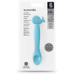 Cucchiaio In Silicone Per Bambini +4 Mesi - Azzurro - 3