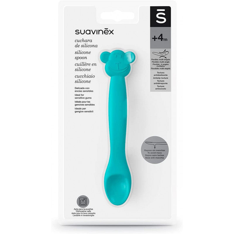Cucchiaio In Silicone Per Bambini +4 Mesi - Verde - 3