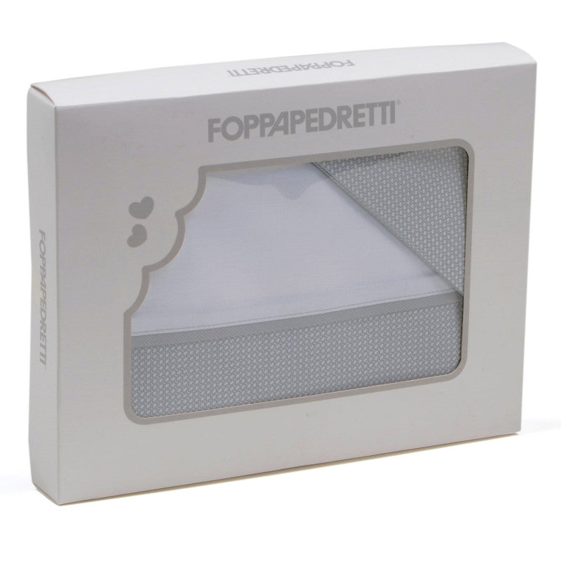 Foppapedretti - Completo lenzuolino per Culla - Grigio - 2