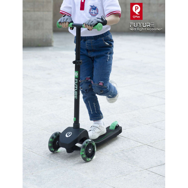 QPlay Future Scooter - Monopattino con Luci Led - Blue - 15