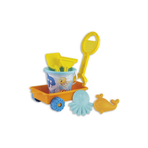 Carrello con Set Giochi da Spiaggia