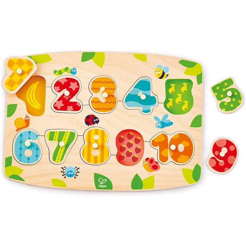 Hape - Puzzle Numeri in Legno