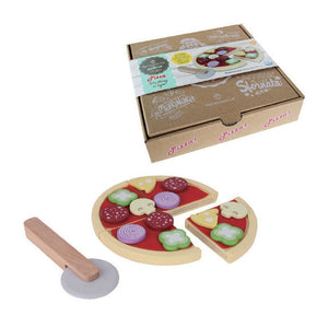 Set Pizza Take Away in Legno