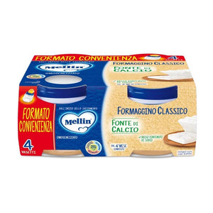 Omogeneizzato Formaggino Classico Mellin 4x80 gr.