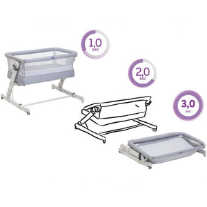 Chicco - Culla Next2Me Pop Up Grey Mist - 3
