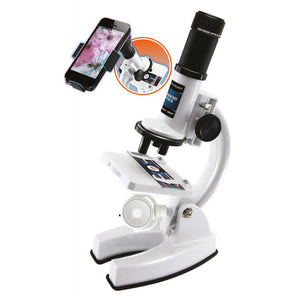 Microscopio con supporto per Smartphone