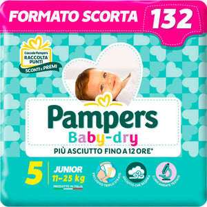 Pampers Bay Dry Esapack - Taglia 5