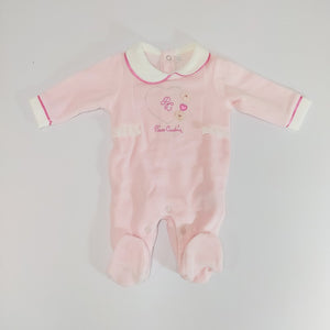 Tutina In Ciniglia Rosa Pierre Cardin 3/6