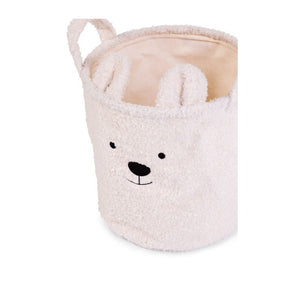 Set di 3 Cesti Portaoggetti Teddy White - 2