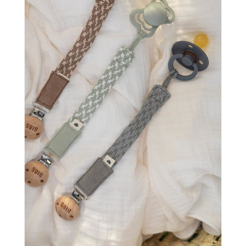 Bibs - Reggiciuccio Universale Paci Clip - Grey - 2