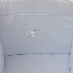 Completo Piumone e Paracolpi Coccolo Nanan Azzurro - 2