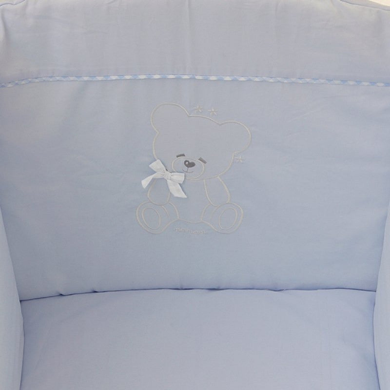 Completo Piumone e Paracolpi Coccolo Nanan Azzurro - 2