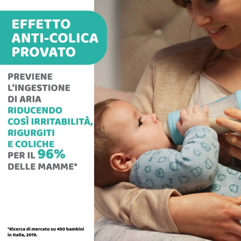 Biberon Chicco Perfect 5 - 300 ml - Azzurro - 11