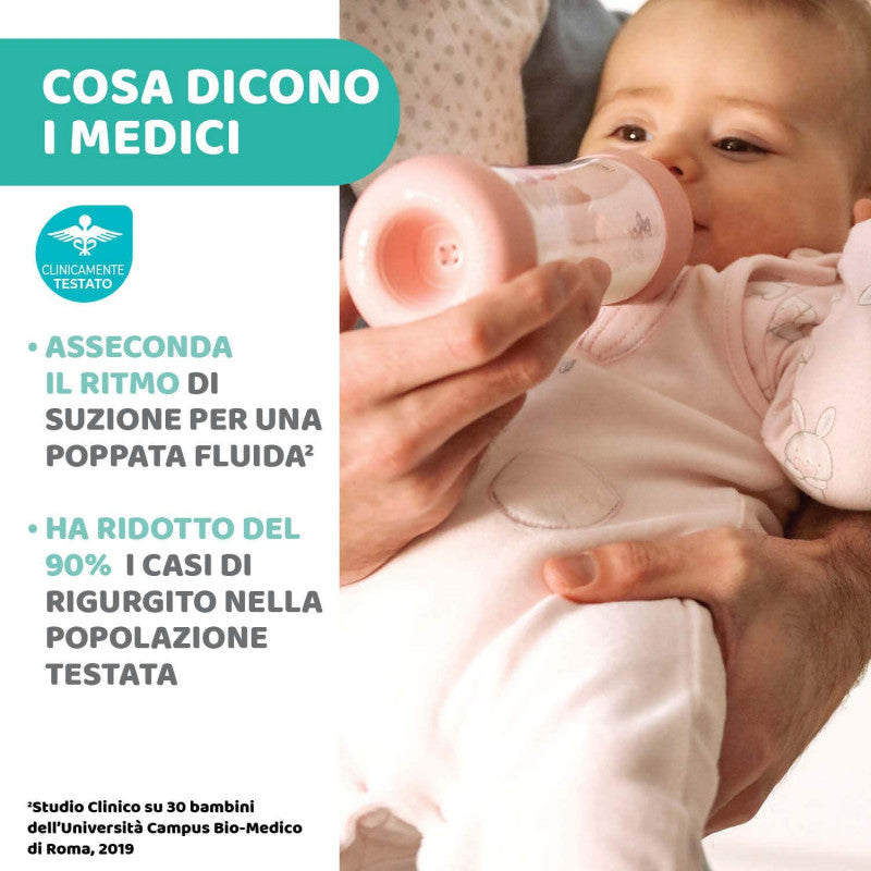Biberon Chicco Perfect 5 - 300 ml - Rosa - 10