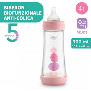 Biberon Chicco Perfect 5 - 300 ml - Rosa - 12