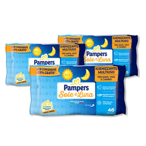 Pampers - 3 Salviettine Sole e Luna
