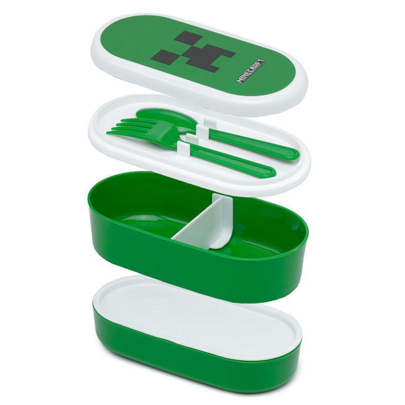 Set Contenitore per Alimenti con Posate- Minecraft - 2
