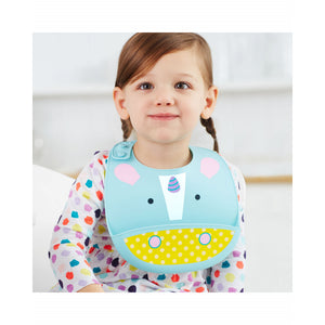 Skip Hop - Bavaglino in Silicone con tasca - Unicorno - 3