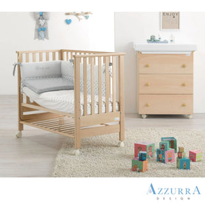 Lettino Contact Naturale Azzurra Design
