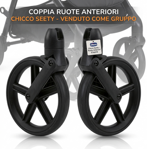 Ruote Anteriori Passeggino Chicco Seety