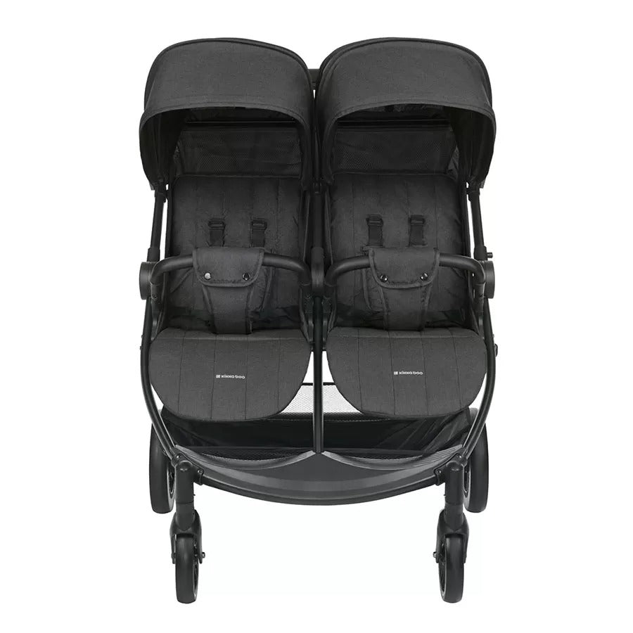 Passeggino Gemellare Happy 2 Black - 9