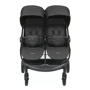 Passeggino Gemellare Happy 2 Black - 11
