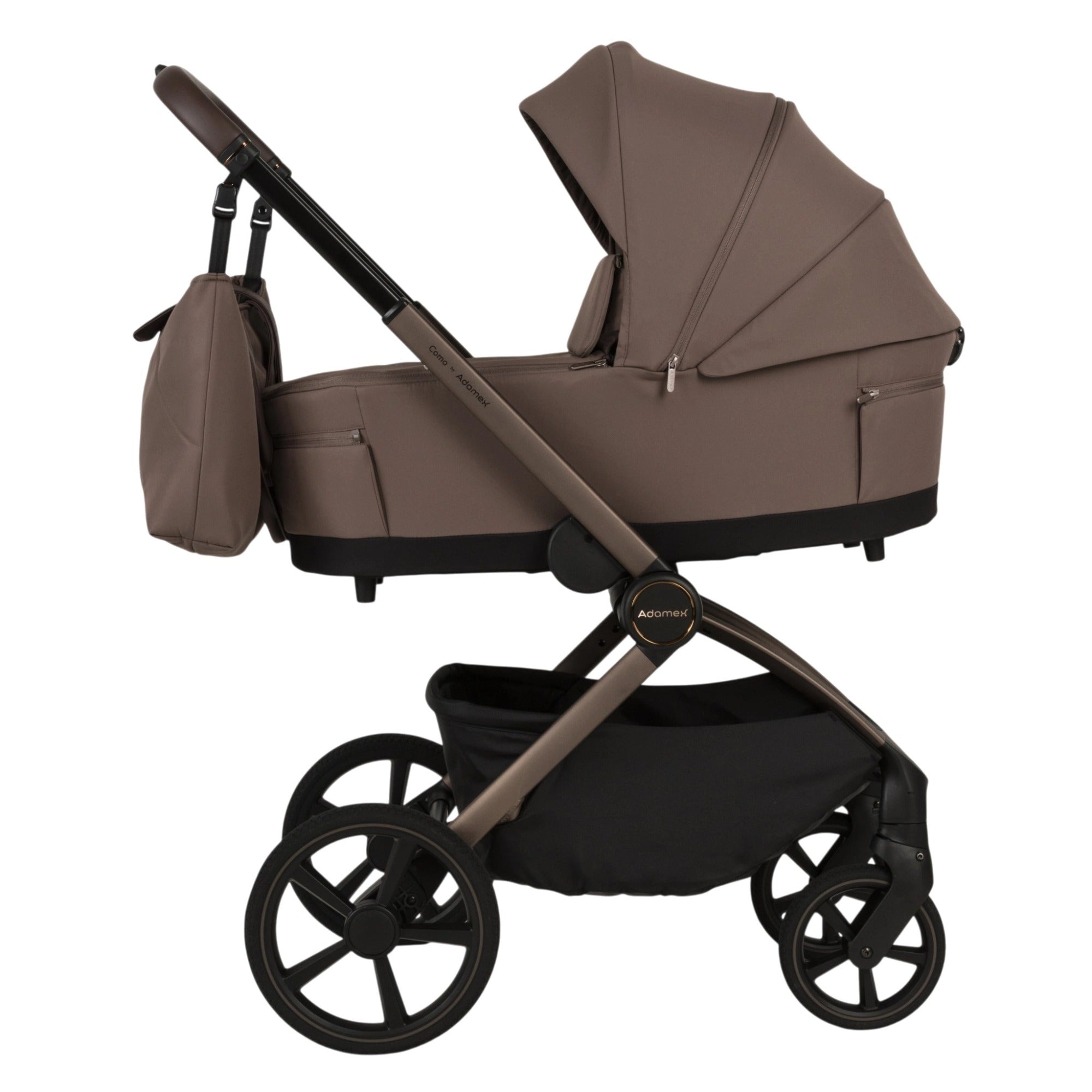 Trio Como Adamex Con Seggiolino Reclinabile Choccolate Fango
